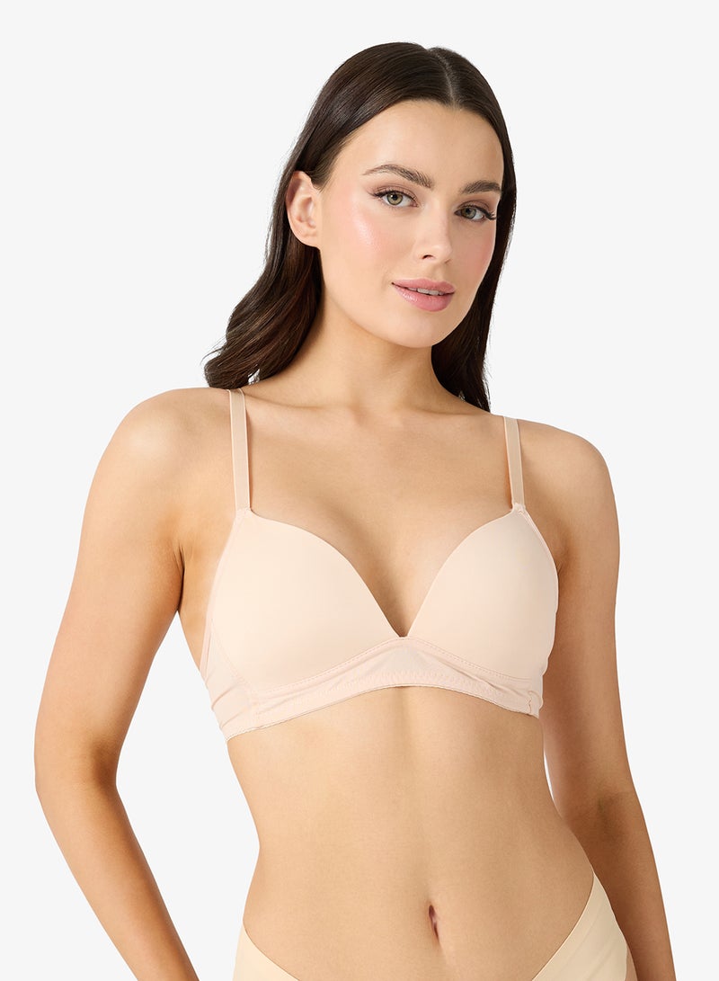 جينجر صدرية مبطنة بدون أسلاك بتصميم ياقة واسعة ورفع - Image 5